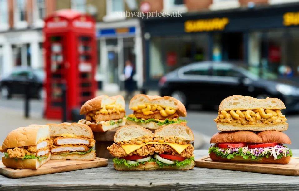 Sandwiches Subway menu in uk