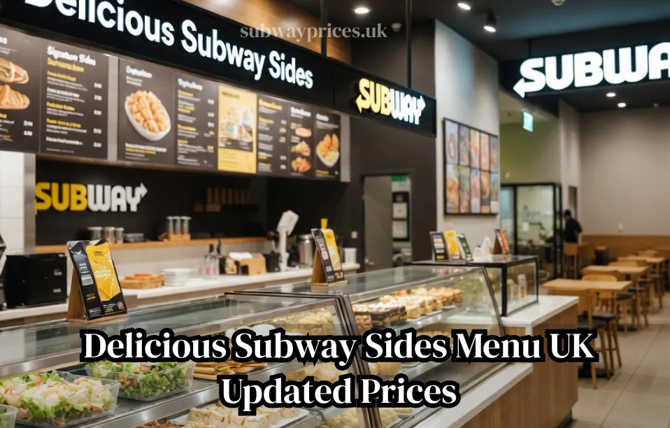 Delicious Subway Sides Menu UK Updated Prices