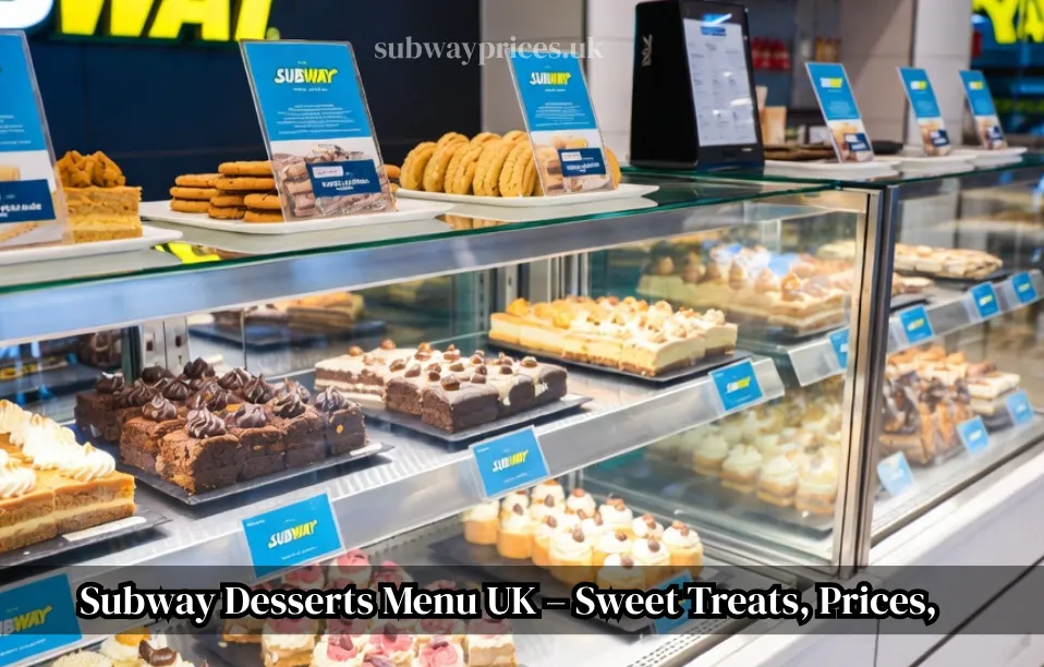 New subway desserts menu uk - Sweet Treats