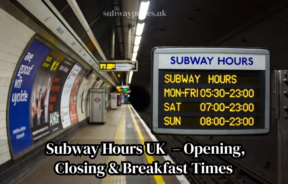 Subway Hours uk