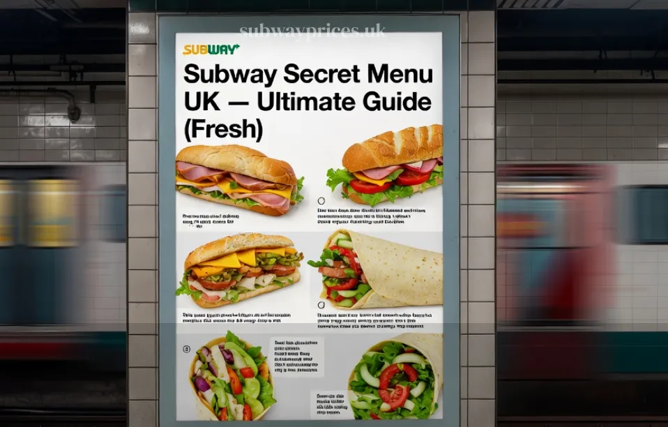 subway secret uk menu