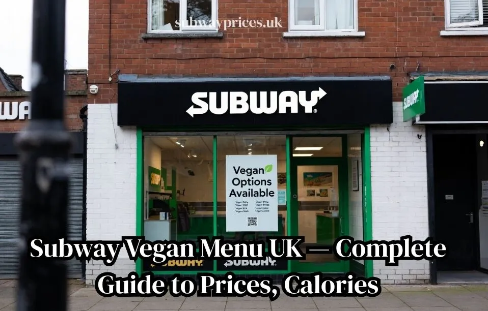 subway vegan menu uk